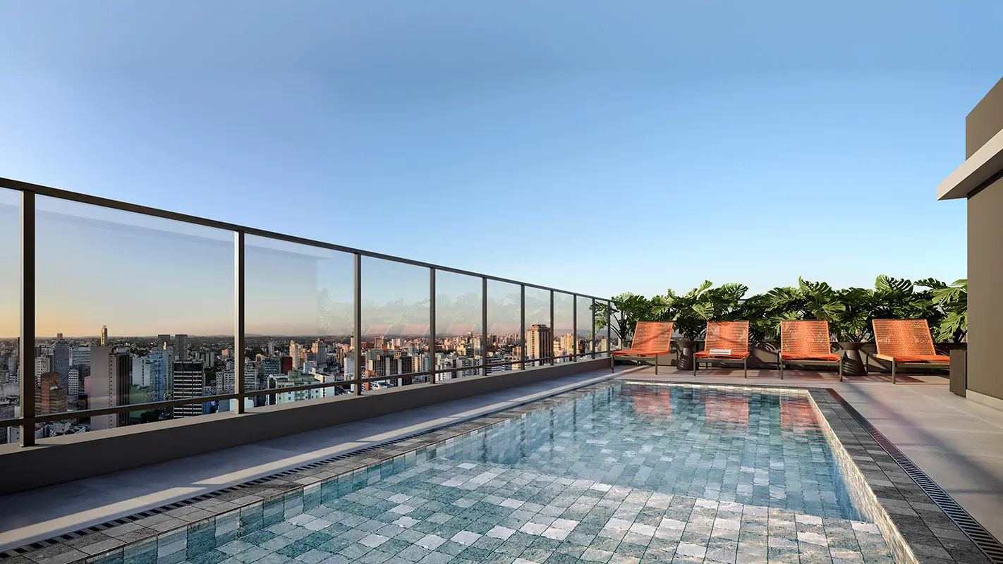 Piscina rooftop — NEX ONE Bela Cintra