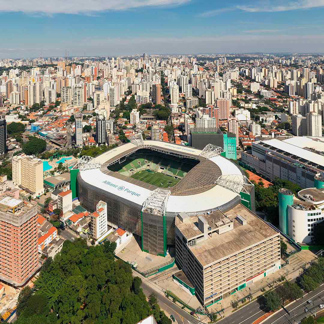 Allianz Parque vista aérea