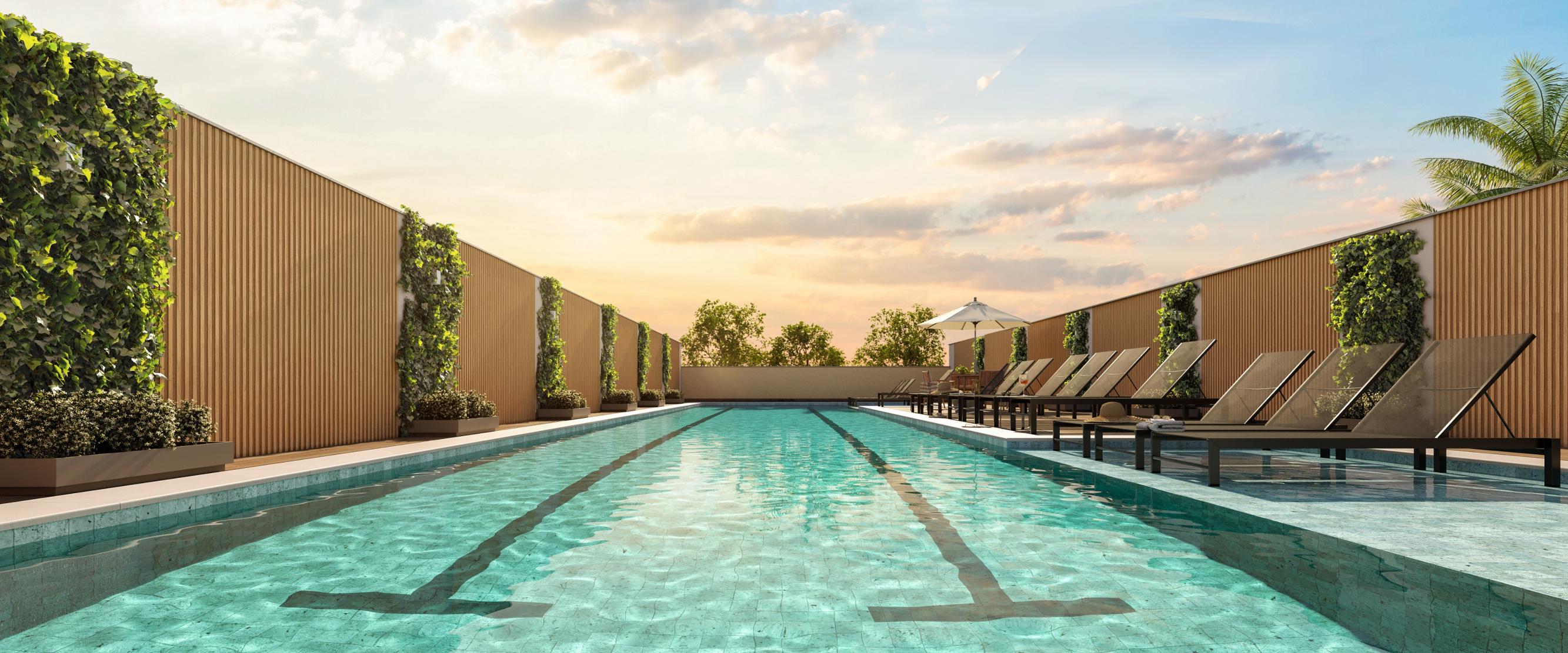 Well Perdizes — piscina com raia de 25m